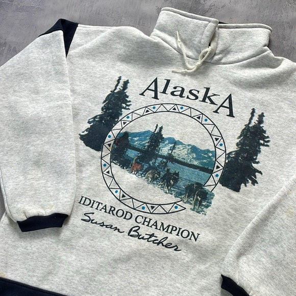 Vintage 90s Iditarod Champion Susan Butcher Alaska Sweater