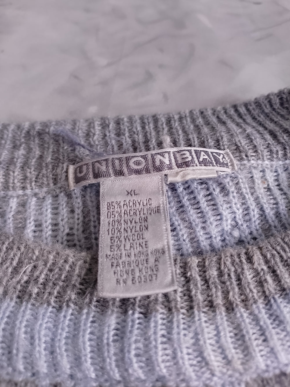 Vintage 90s Funky Ugly Dad Sweater UNIONBAY UNISEX Wool
