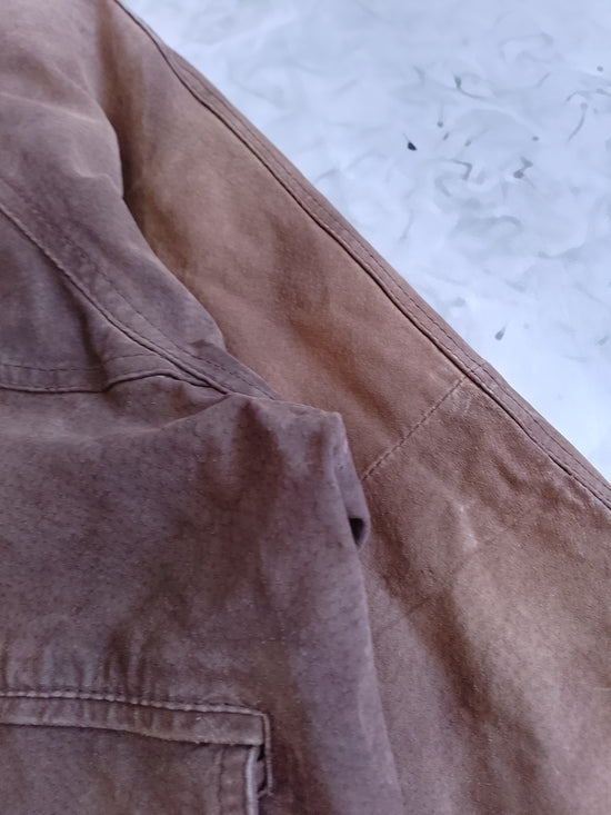 Vintage NORTHWEST TERRITORY Brown Suede Bomber Jacket