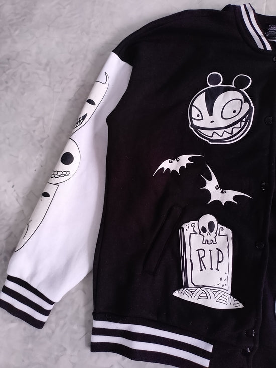 DISNEY HER UNIVERSE The Nightmare Before Christmas Oversized Varsity Jacket