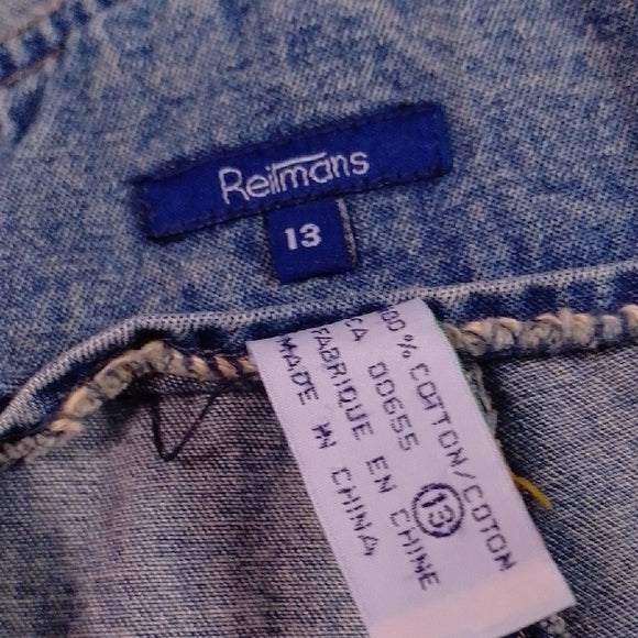 Stylish Modern Denim Overalls Workwear