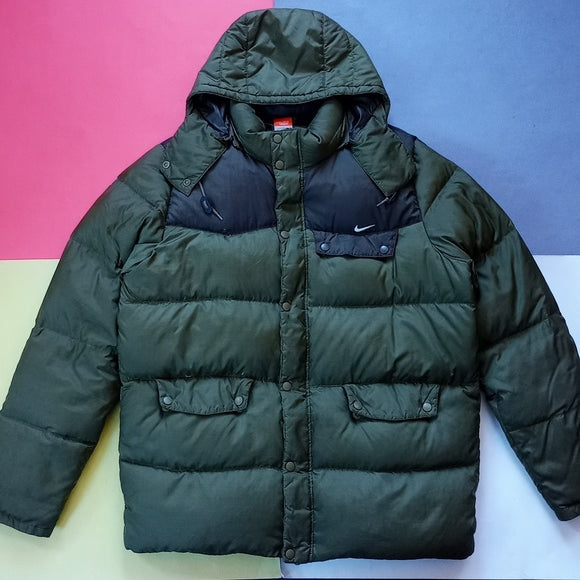 Nike Goose Down Puffer Jacker With Detachable Hood The Athletic Department