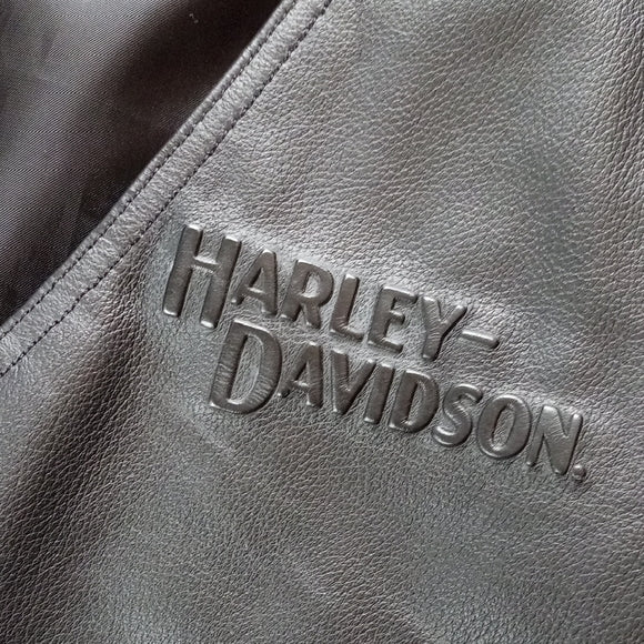 Harley-Davidson Black Leather Vest Tradition II
