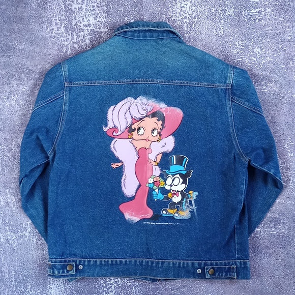 Vintage 1985 Betty Boop Denim Jacket UNISEX