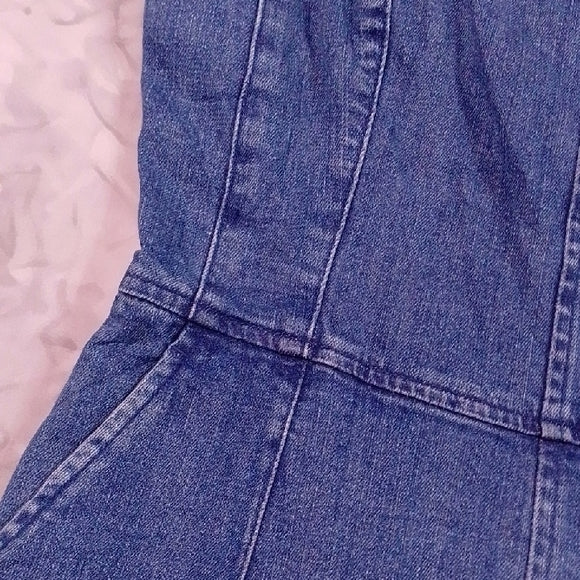 Stylish Modern Denim Overalls Workwear DynmDynamite