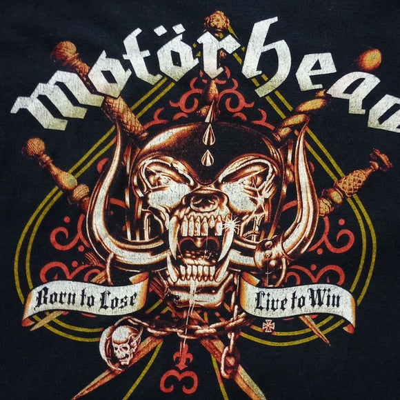 Motorhead Born TO Lose Live TO Win Band Graphic T-Shirt UNISEX