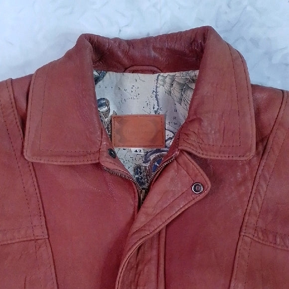 Vintage Brown Leather Jacket The Olde Hide House