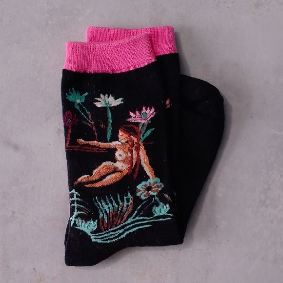 The Dream Rousseau Painting Artistic Socks