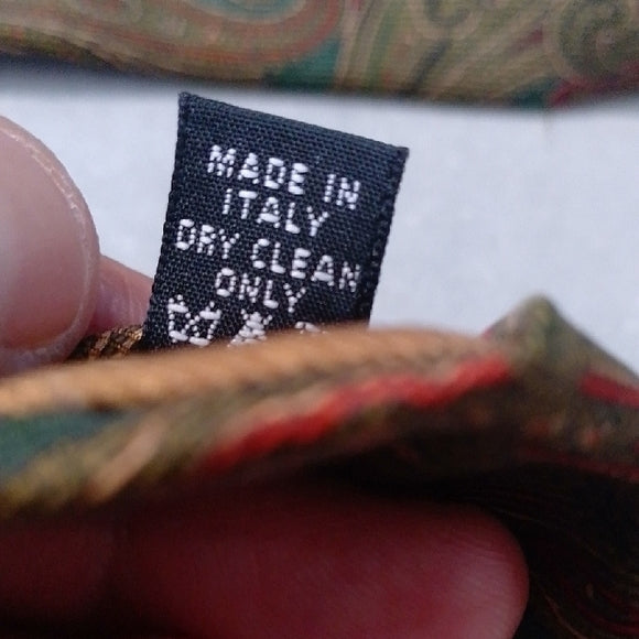 THOMAS PINK MADE IN ITALY TIE Elegant Paisley Silk Tie