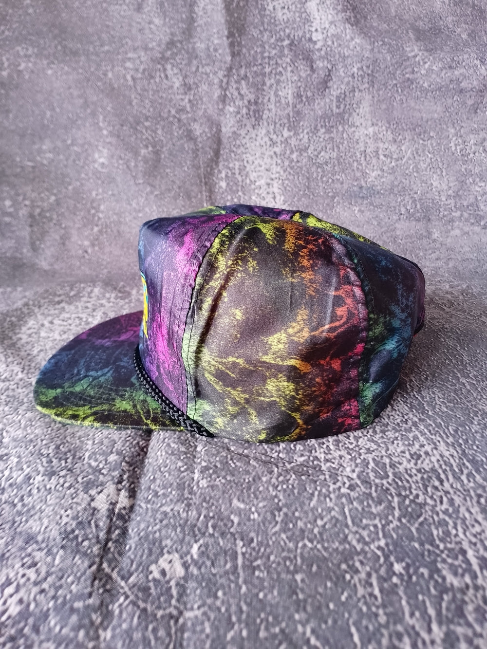 Vintage 90s NOVA SPORTS USA Tie-Dye Snapback