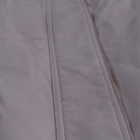 Danier Leather Winter Trench Coat Thinsulate WHITE WOMENS