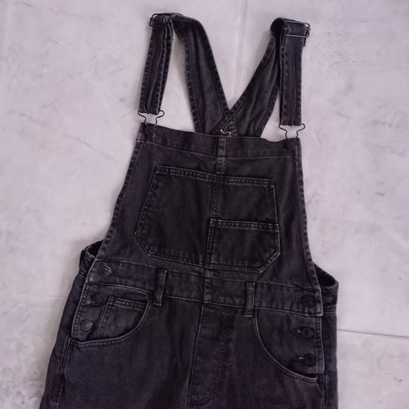 WE THE FREE BLACK Denim Overalls Workwear