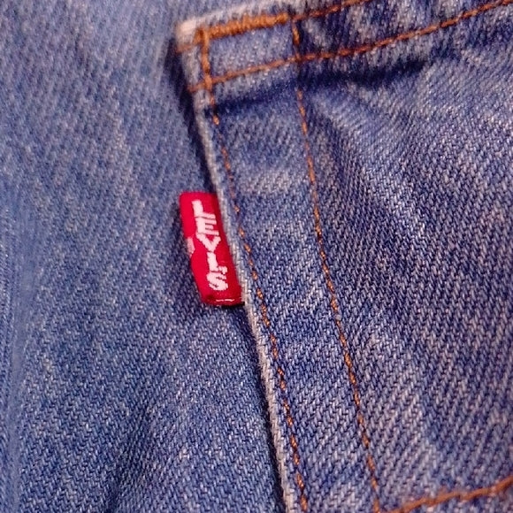Vintage Style Levi's Denim Overalls Workwear