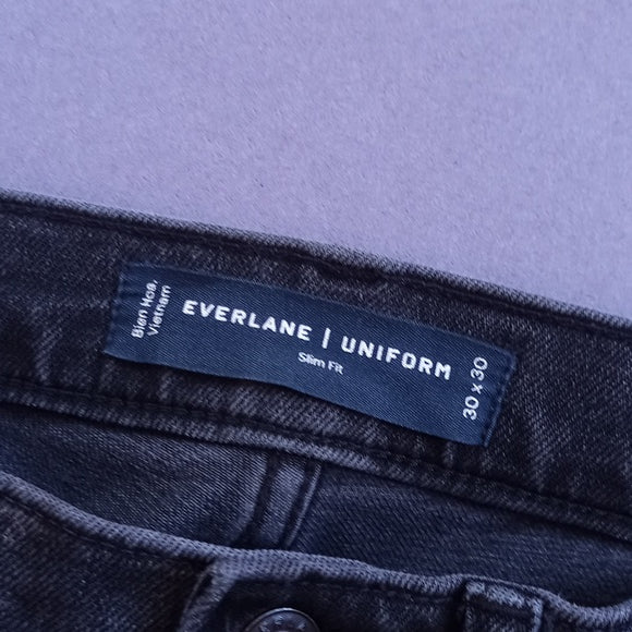 Everlane Uniform 30x30 The Slim Jean Slim Fit Denim Jeans RN#139393