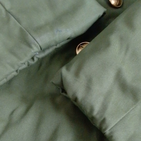 Vintage 60s-70s Chinese Extreme Cold Weather Double Breasted Military Overcoat