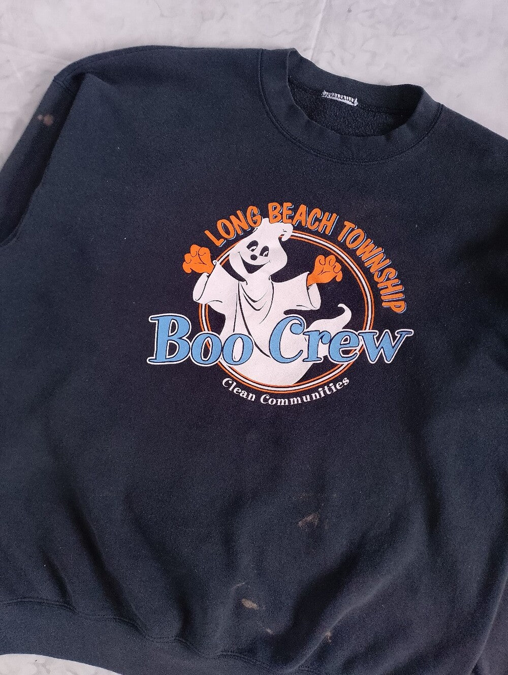 Vintage 90s LONG BEACH Boo Crew Graphic Sweatshirt UNISEX