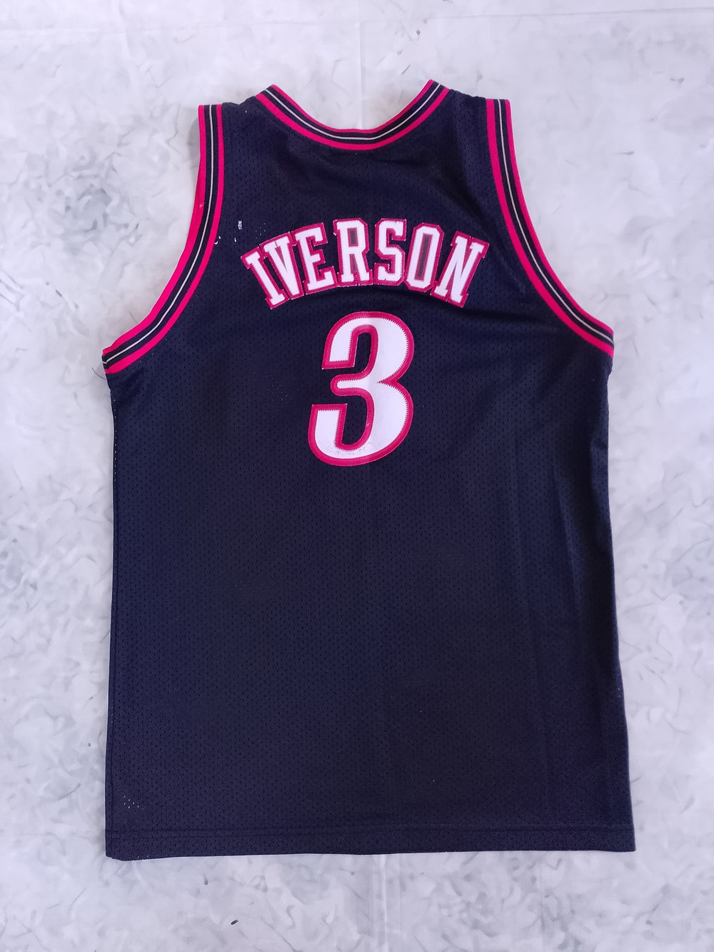 Vintage Allen Iverson Team Nike Sixers #3 Black Basketball Jersey