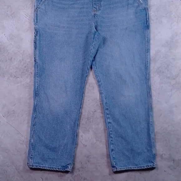 Stylish Modern Denim Overalls Workwear Old Navy SIZE: 14