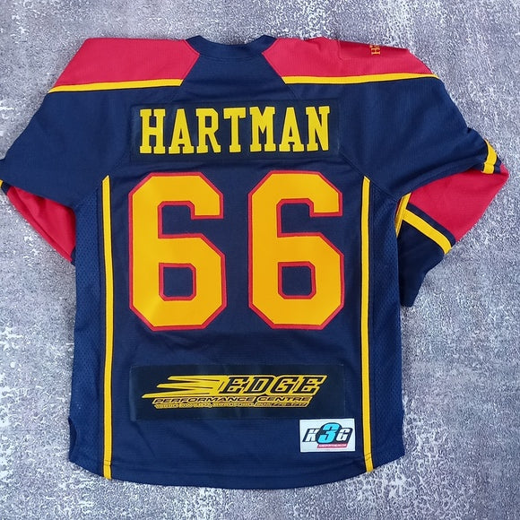 Aurora Panthers #66 Hartman Hockey Jersey