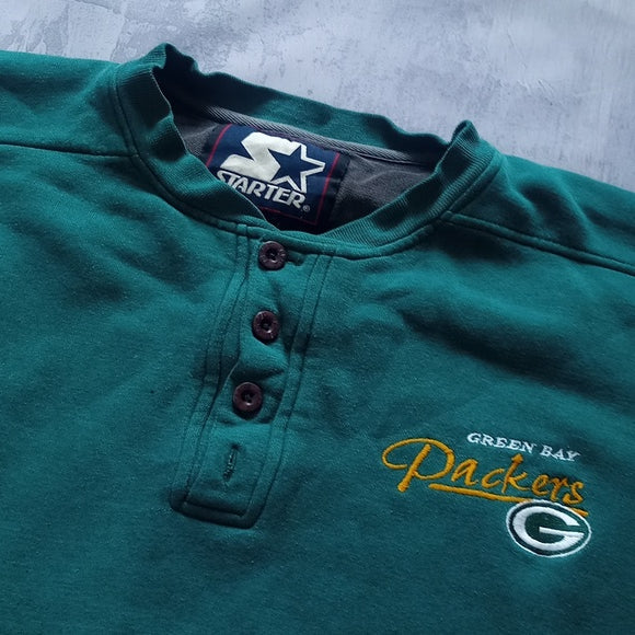 Vintage 90s STARTER  NFL Green Bay Packers Crewneck Sweater UNISEX