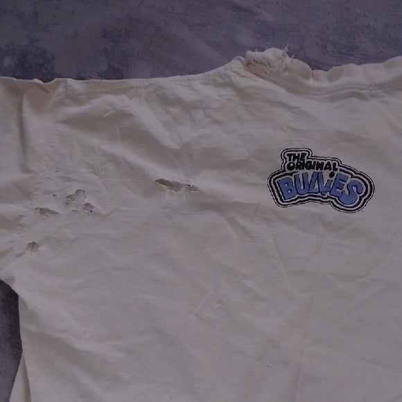 Vintage 90s Distressed BULLDOZER T-Shirt The Originals Bullies
