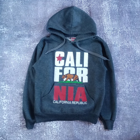 CALIFORNIA Republic Bear & Flag Graphic Hoodie