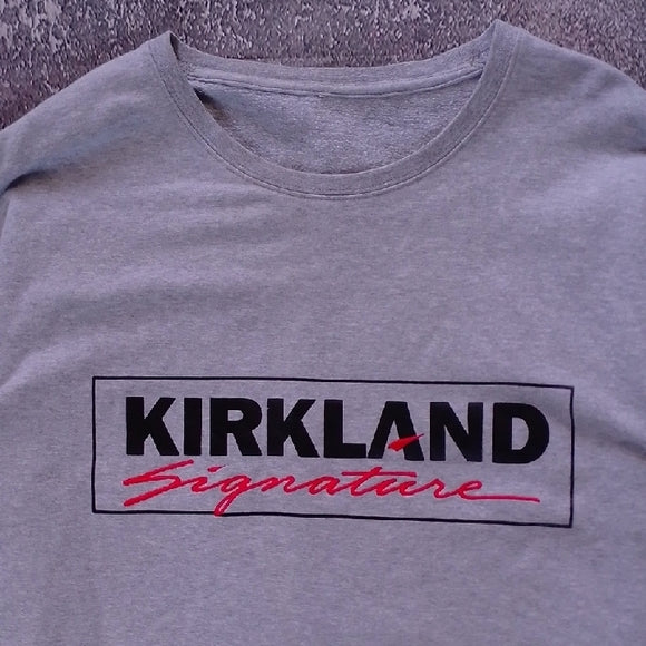 COSTCO Kirkland Signature Light Gray Crewneck Sweater
