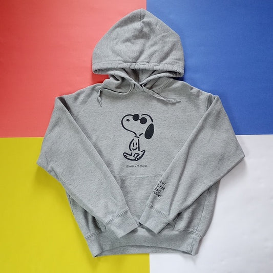 Snoopy Peanuts x Yu Nagaba UNIQLO Hoodie Grey UNISEX