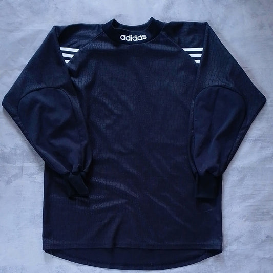 VINTAGE ADIDAS LIZARD PRINT SOCCER GOALIE JERSEY