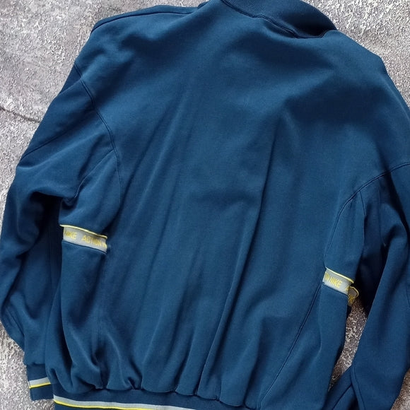 RARE Vintage 80s Pro Club International Nike Blue Track Jacket