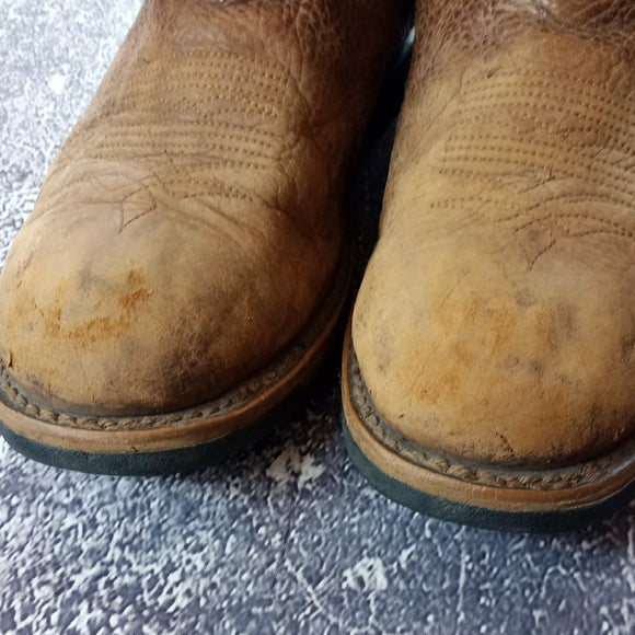 Men's Brown Leather Cowboy Boots