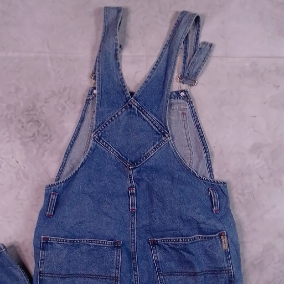 Vintage 90s NEVADA Blue Denim Overalls Workwear UNISEX