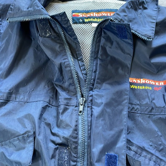 Vintage 90s Sunshowers Wetskins Windbreaker Jacket UNISEXw