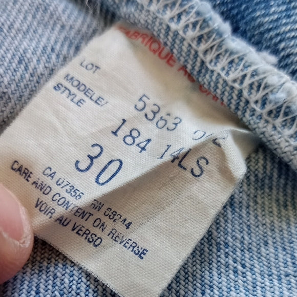 Vintage Hollywood Fared Dernim Jeans