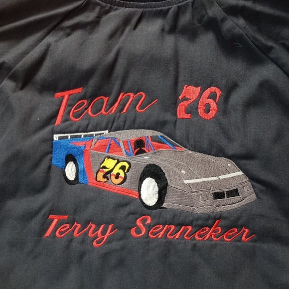 Vintage Racing Pit Crew Jacket Team 76 Terry Senneker Ron Jacket