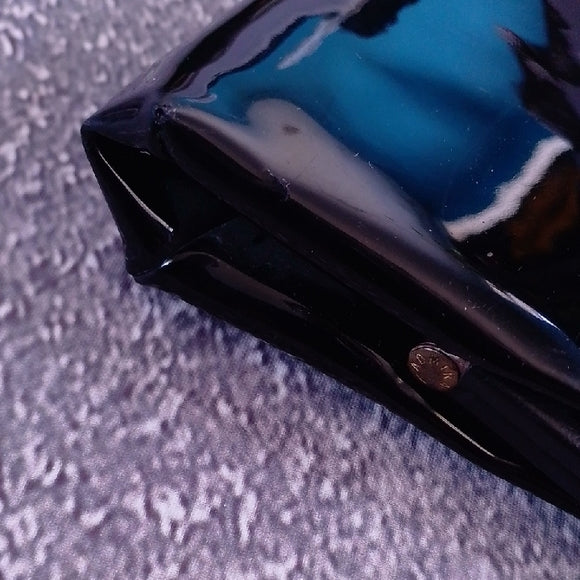 Admiral 1950’s Made in USA Clutch / Purse Black Patent Leather