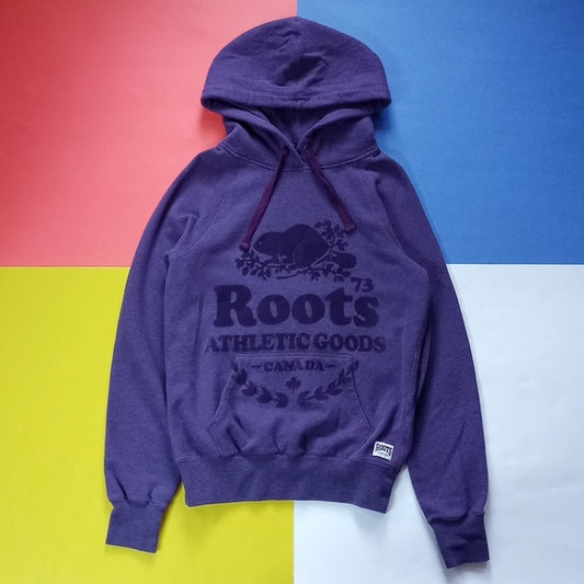 Roots Athletic Goods Canada Purple Hoodie UNISEX