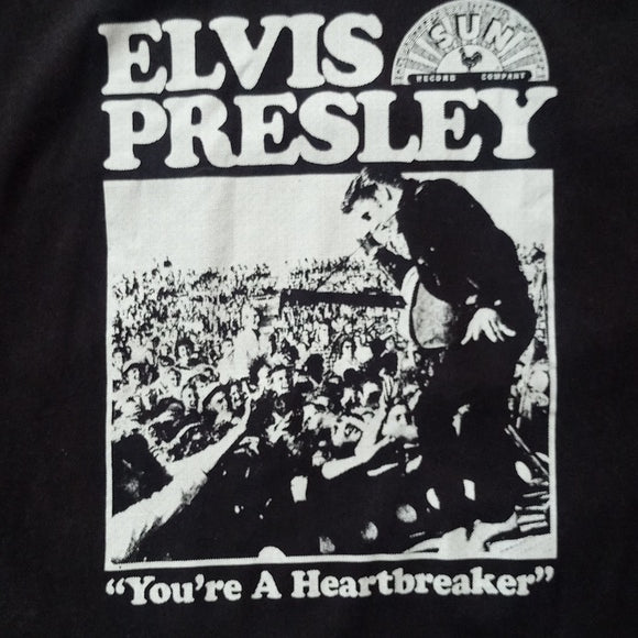 ELVIS PRESLEY  YOU'RE A HEARTBREAKER Cut-Off Sleeve Shirt UNISEx