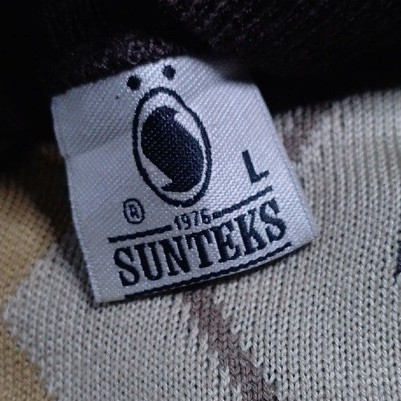 Vintage 90s Funky Pattern Wool Sweater