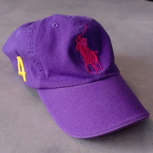 Purple Polo Ralph Lauren Fragrances Cap with Pink Logo #4