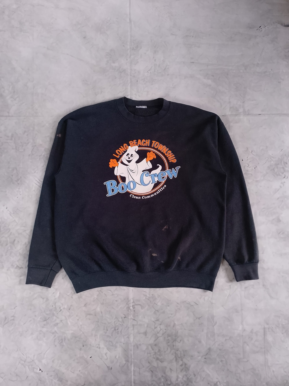 Vintage 90s LONG BEACH Boo Crew Graphic Sweatshirt UNISEX