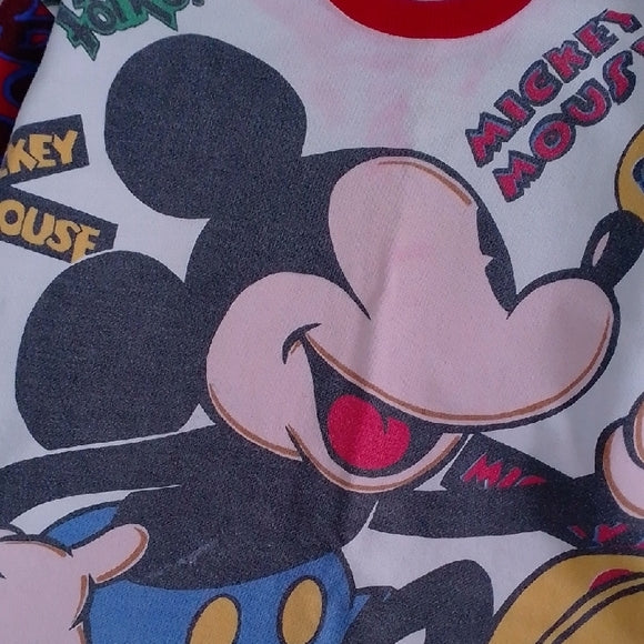 Vintage 90s AOP Mickey Mouse Sweater