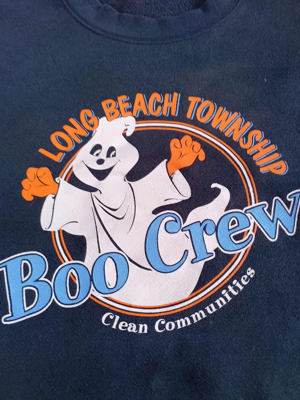Vintage 90s LONG BEACH Boo Crew Graphic Sweatshirt UNISEX