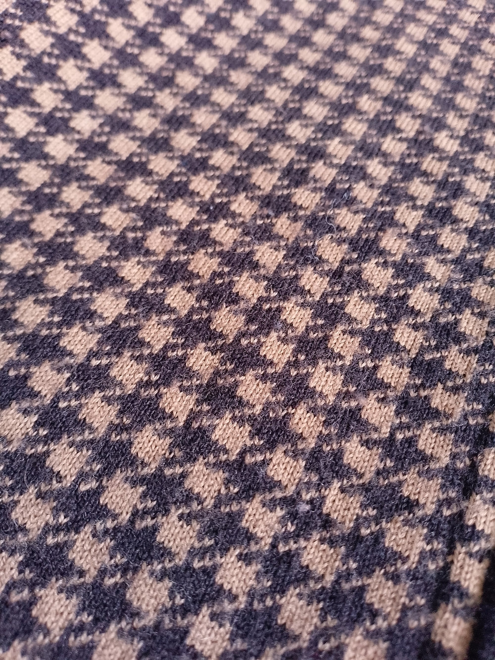 Pendleton Houndstooth Zip Up Jacket Wool