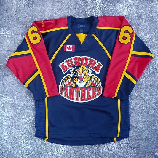 Aurora Panthers #66 Hartman Hockey Jersey