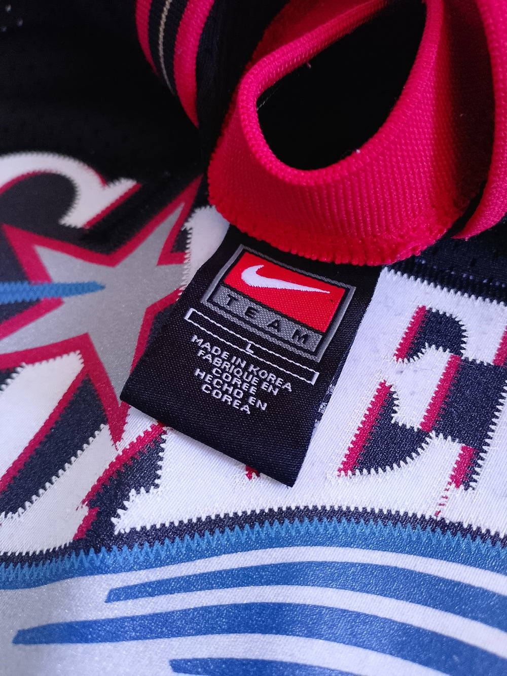 Vintage Allen Iverson Team Nike Sixers #3 Black Basketball Jersey