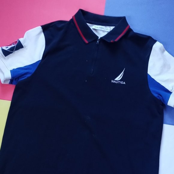 Exclusive Nautica #8 Embroidered Polo Shirt