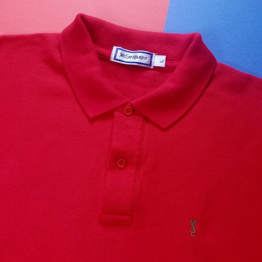 Vintage Yves Saint Laurent Long-sleeved Polo Shirt