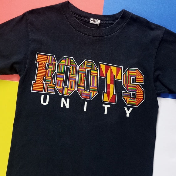 Vintage 1990s Roots Unity Single Stitch T-Shirt Unisex