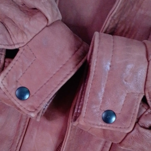 Vintage Brown Leather Jacket The Olde Hide House